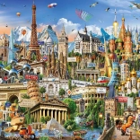 Europe's Wonders Puzzle 2000 Pieces