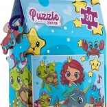 Mermaid Puzzle 30 Pieces 29 × 18 cm