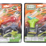monster shooting game with slingshot and darts