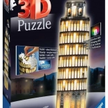 Ravensburger Glow 3D Puzzle Night Edition Leaning Tower of Pisa