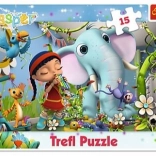 Puzzle TREFL WISSPER: Melody of Friendship 15 pieces