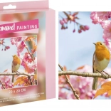 Diamond Painting Bird 20 × 20 cm