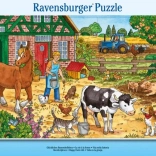Puzzle 15 Pieces Life on the Farm
