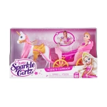 Princess doll with unicorn and carriage SPARKLE GIRLZ 26.5 cm