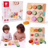 Wooden Vegetable Cutting Set Classic World