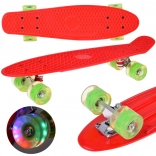 Skateboard with LED Wheels for the Skatepark