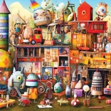 Eurographics puzzle Botched Toys XL 500 pieces