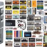 Eurographics Puzzle Cassette Player 550 Pieces in Tin Box