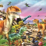Puzzle Dinosaur Land 104 pieces CLEMENTONI