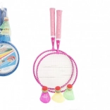 Set de badminton pour enfants – 2 raquettes et 1 volant dans une housse en filet