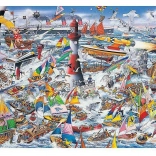 Puzzle I Love Ships 1000 Pieces by Gibsons