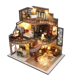 Mini huisje Dromenpaviljoen – bouwpakket met LED-verlichting 2KIDS TOYS