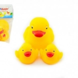Set de 3 canards en caoutchouc pour le bain