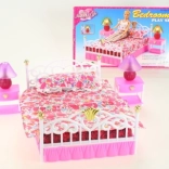 Glorie Doll Bedroom with Light-Up Lamps