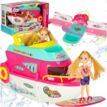 Yacht Dash Doll Boat with Accessories
