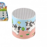 Can with Realistic Cow Sound