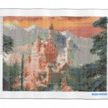 NORIMPEX Diamond Painting – Neuschwanstein in Winter 30 × 40 cm