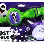 pistola per bolle ghost bubble con effetto fumo e luci