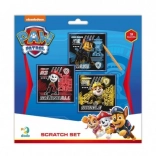 Scratch afbeelding Paw Patrol gekleurd