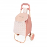 Foldable children's trolley bag Tulipe – pink