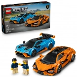 LEGO Speed Champions Lamborghini Revuelto & Huracán STO – double racing car set