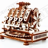 Wooden 3D Puzzle V8 Engine