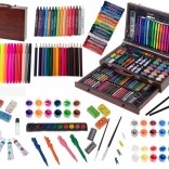 Set artistico in legno 123 pezzi