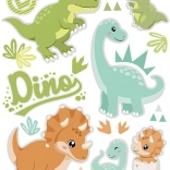Iron-on dinosaur images – small sheet