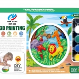 3D Painting Kit – Wild Animals