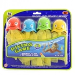 Diving Octopuses – set of 4 pieces