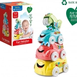 Clementoni Baby stacking funny vehicles Play for Future