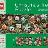 LEGO Christmas Tree Puzzle 4×100 pieces