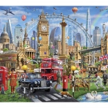 Puzzle Flying London 1000 pieces