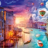 Puzzle Jour et Nuit : Venise 1000 pièces