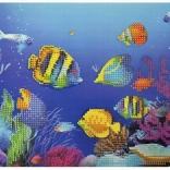 Diamond Painting on Board Fish 29 × 21 cm