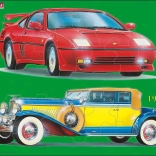 Cars Puzzle: Past and Present - 25 Pieces