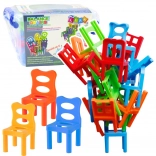 Skill Game Balancing Chairs 36 Colorful Pieces