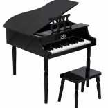 VILAC children's grand piano, 30 keys, with stool and sheet music