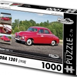 RETRO-AUTA puzzle Škoda 1201 – 1000 pieces