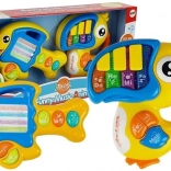 Jouet interactif Pianinko et guitare Perroquet et Poisson
