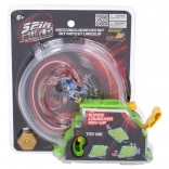 Spin and Build Ejector Device with Two Motorcycles