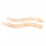 Rail en bois flexible 2 pcs BIGJIGS RAIL