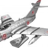Metal 3D Puzzle METAL EARTH – MiG‑15 Aircraft
