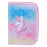 School pencil case single-compartment Rainbow Unicorn BAAGL