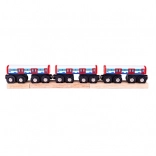 Bigjigs Rail metro-rijtuigen – houten set