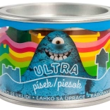 Kinetisch zand Ultra blauw 200 g met vormpjes