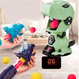 Interaktivní hra Střelba na Dinozaura s pistolemi a kuličkami