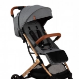 MoMi ESTELLE sport stroller, gray with gold frame 2022