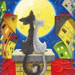 Cats on the Rooftops Puzzle 1000 Pieces