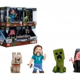 Minecraft Movie metal collectible figures 6.5 cm – 4 types